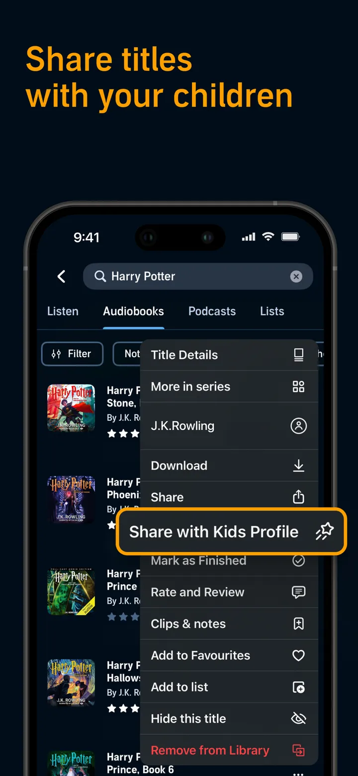 Audible (Erotica category) App Store screenshot 4