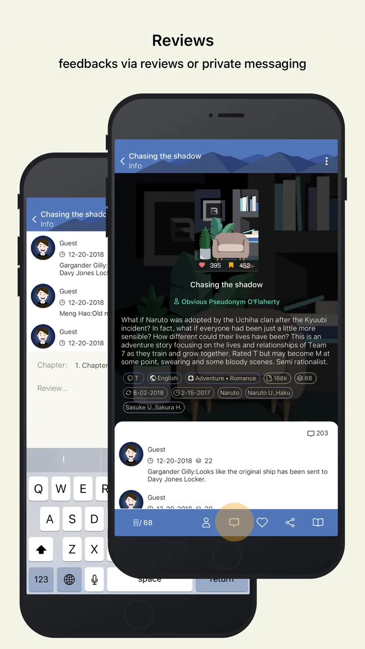 FanFiction.Net App Store screenshot 2