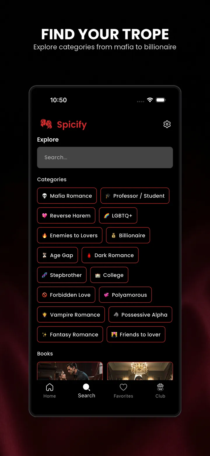 Spicify App Store screenshot 2