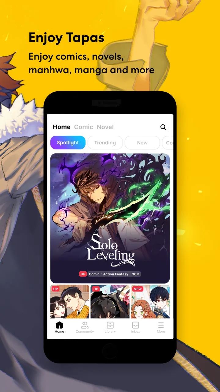 Tapas App Store screenshot 2