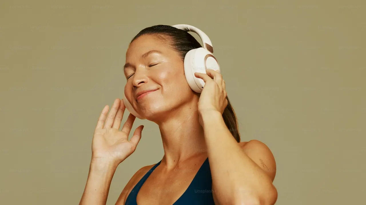 Listening with headphones